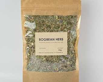 Bogbean herb | Menyanthes trifoliata | tea dried bog bean buckbean bobrek