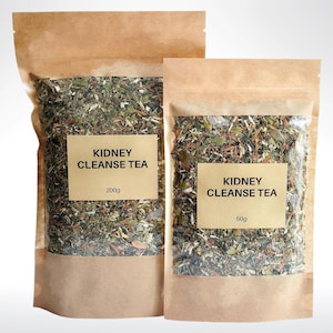 Kidney Cleanse Tea | Andreas Moritz' handcrafted herbal blend | uva ursi leaf, cat's claw bark, hydrangea root, gravel root