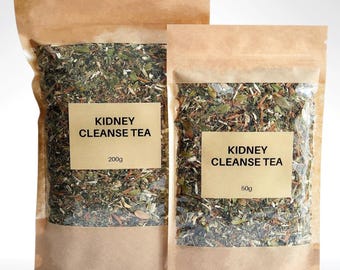 Kidney Cleanse Tea | Andreas Moritz' handcrafted herbal blend | uva ursi leaf, cat's claw bark, hydrangea root, gravel root