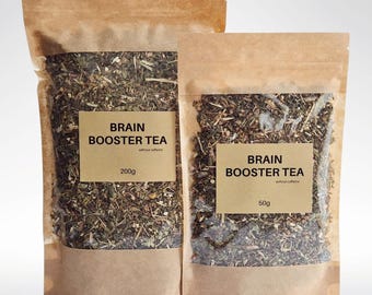 Brain Booster Herbal Tea: Gotu Kola, Rhodiola, Holy Basil