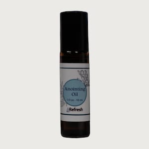 Anointing Oil – Prayer Oil with Frankincense & Myrrh, Christian Gift, Holy Oil for Healing, Spiritual Warfare, Faith-Based Oil