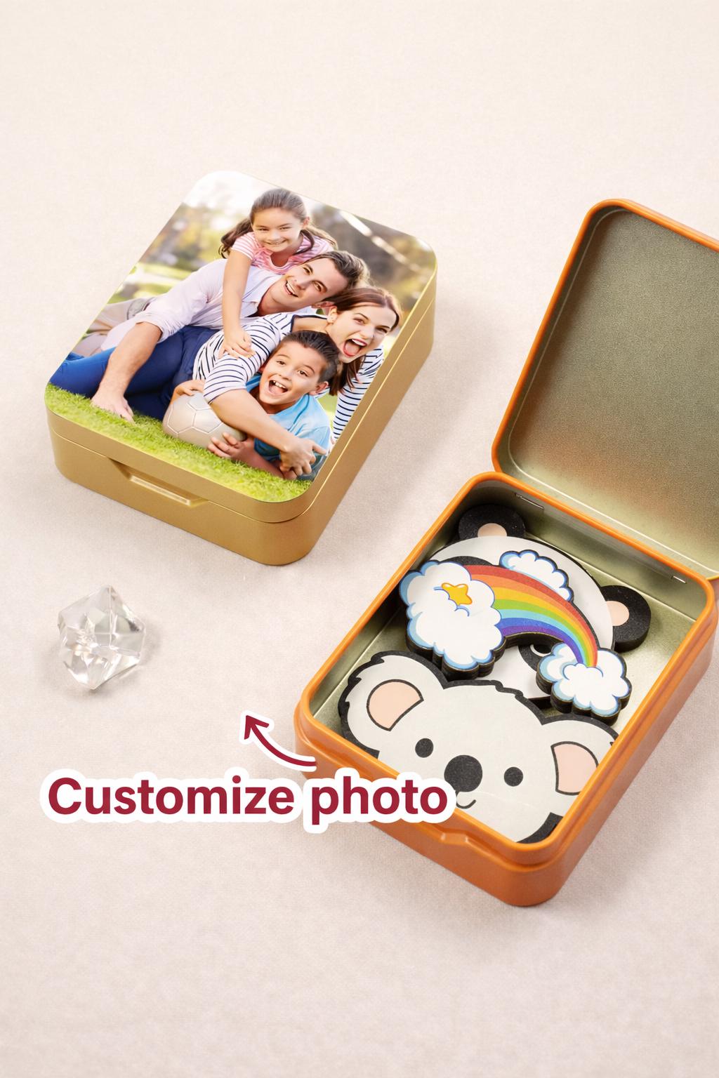 Personalized Photo Keepsake Box | Custom Metal Memory Box - Etsy