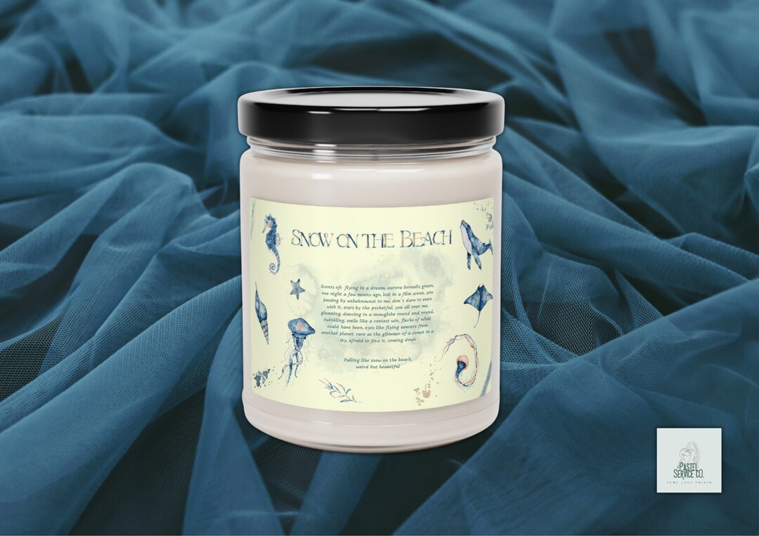 Taylor Swift Candle,snow on the Beach Candle,ts Fan Gift,midnights