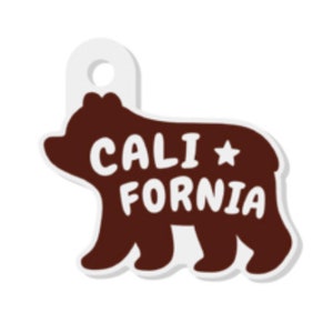 California Bear Charm
