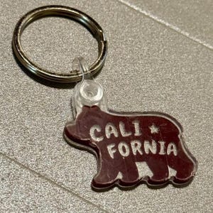 California Bear Keychain