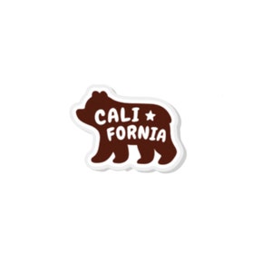 Autocollant d’ours brun de Californie
