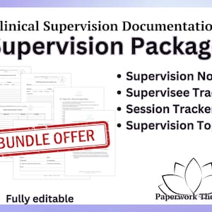 Clinical Supervision Form Package