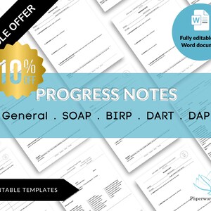 Notas de Progresso - Formulários de Prática de Psicoterapia