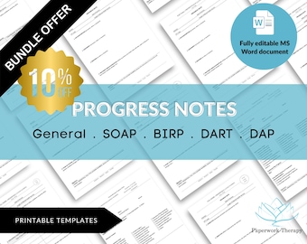 Progress Notes - Psychotherapy Practice Forms