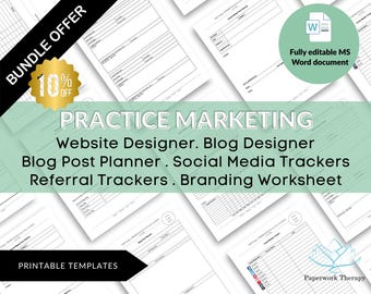 Practice Marketing Forms - Private Practice Management
