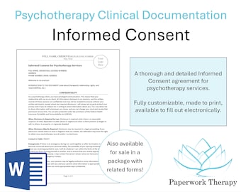 Therapy Form - Informed Consent