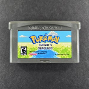 Pokémon Emerald Seaglass GBA (gameboy Advance) Fan Made Homebrew