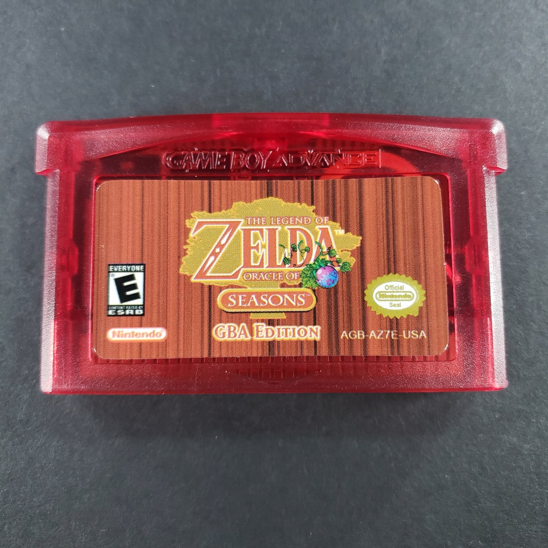 Legend of Zelda Oracle of Seasons gameboy Advance Fan Made Homebrew Game Etsy