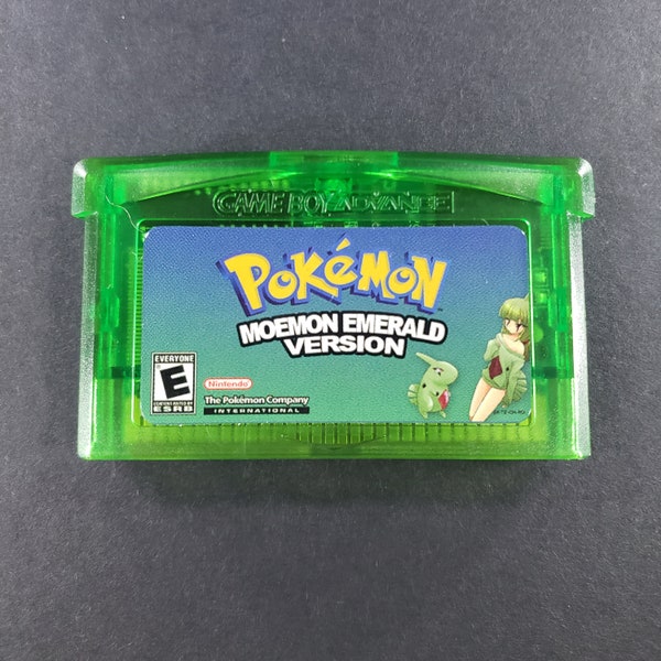 Jeu Pokémon Moemon Emerald Version GBA (Gameboy Advance) fait par des fans