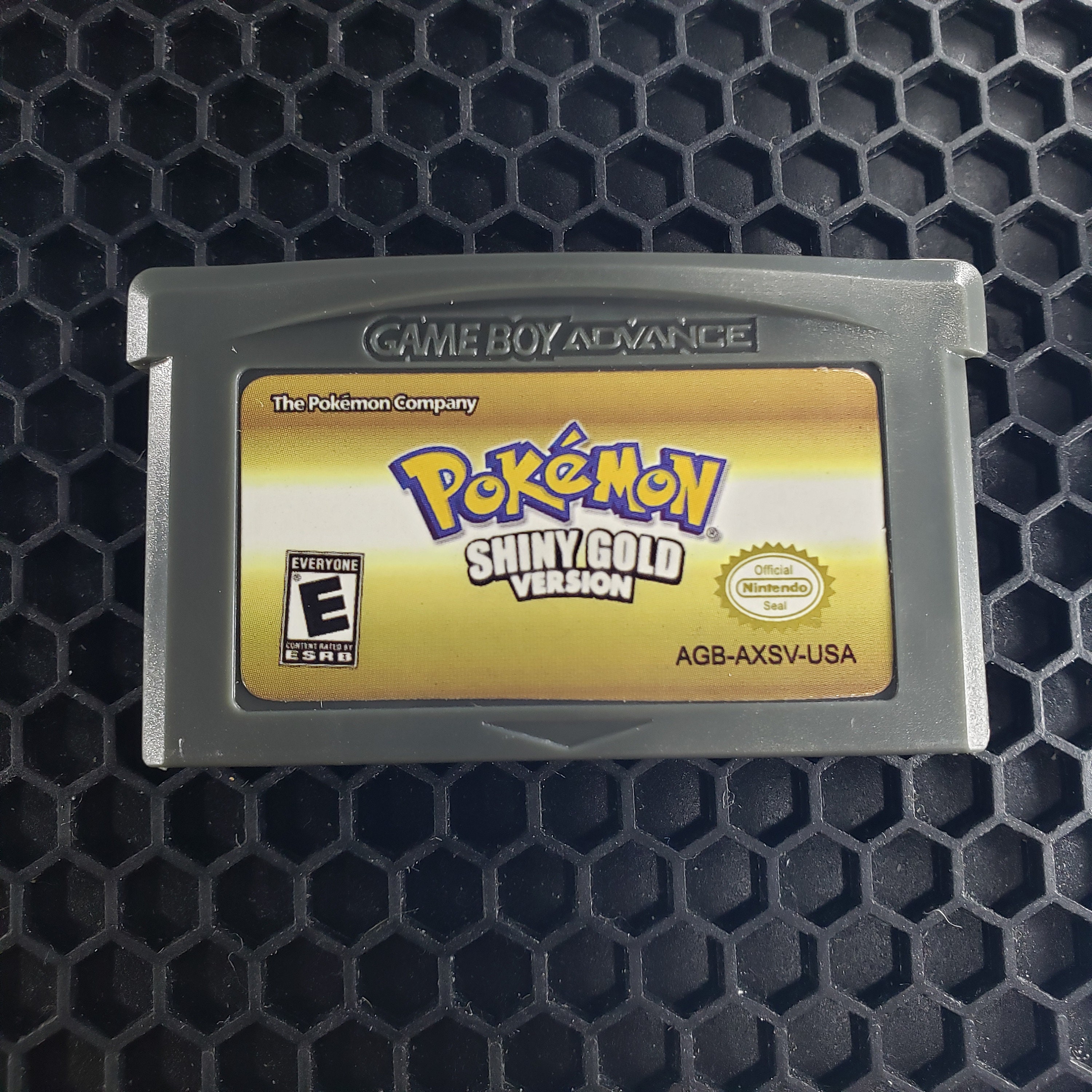 Pokémon Shiny Gold Version GBA gameboy Advance Fan Made 