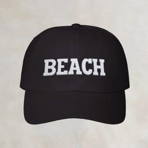 Beach Classic Dad Cap, Beach Vibes Cap, Vacation Hat Cap, Embroidered Hat Lake Pool, Beach Please Hat