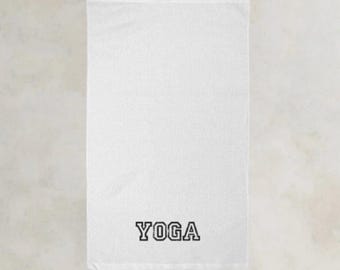 Luxe Terry Yoga Towel - Soft Absorbent Microfiber for Bath & Practice