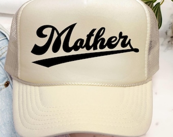 Mother Trucker Hat, Foam Trucker Hat, Mother's day Gift, Mama Hat, Trucker Hat for Her,  Grandmother Hat, Birthday Gift for Mom
