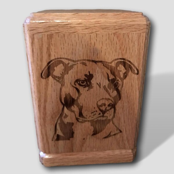 Pitbull Dog Urns Etsy