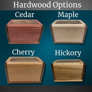 Cedar walnut wooden urn handcrafted wooden cremation box premium hardwood funeral urn engraved urn urn for dad urn for ashes burial urn dignified memorial tribute