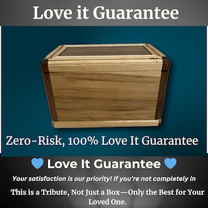Wooden cremation box walnut series handcrafted funeral urn premium hardwood cremate urn urn for dad wooden urn burial urn engraved urn dignified memorial design