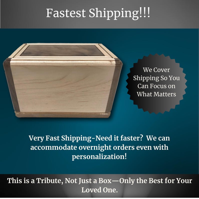 Premium walnut series urn handcrafted wooden cremation urn funeral wooden urn urn for ashes burial urn urn for adults urn for mom urn for dad memorial tribute