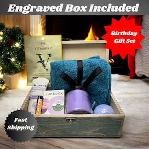 Birthday Gift Box for Her-Birthday Present for Wife-Birthday Basket-Sister Birthday-Daughter Birthday-Customized Gift Box for Friend