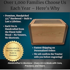 Funeral wooden urn walnut collection handcrafted wooden cremation urn premium hardwood burial urn urn for adults engraved urn urn for mom urn for ashes tribute