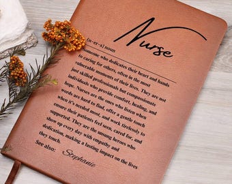 Personalized Nurse Journal – Perfect Nurse Appreciation Gift – New Nurse, Nursing Student Graduation, and Nurse Graduate Gift – Custom