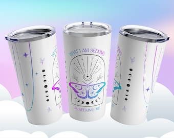 Witchy Tumbler 20oz, Manifestation Mug, Witch Tumbler, Pastel Goth Travel Mug, Wicca Tumbler, Witch Coffee Mug, Witch Mom Gift