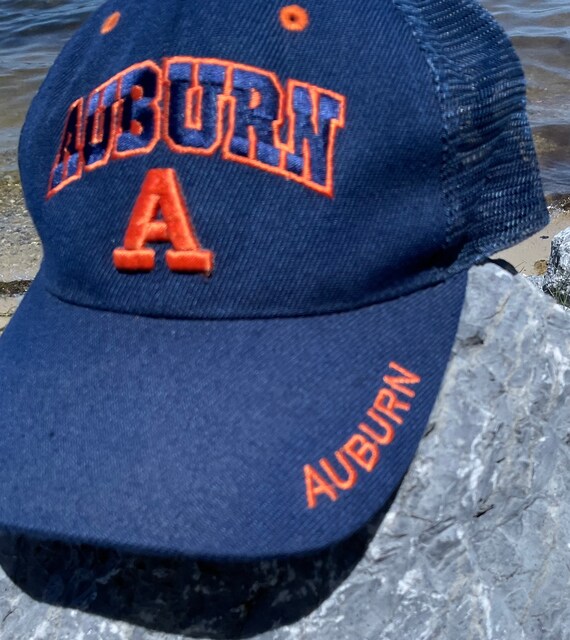 Vintage AUBURN UNIVERSITY Cap/Hat ~ Navy Blue and… - image 5