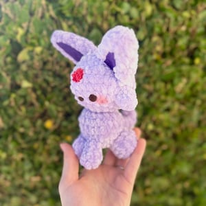 crochet espeon plush