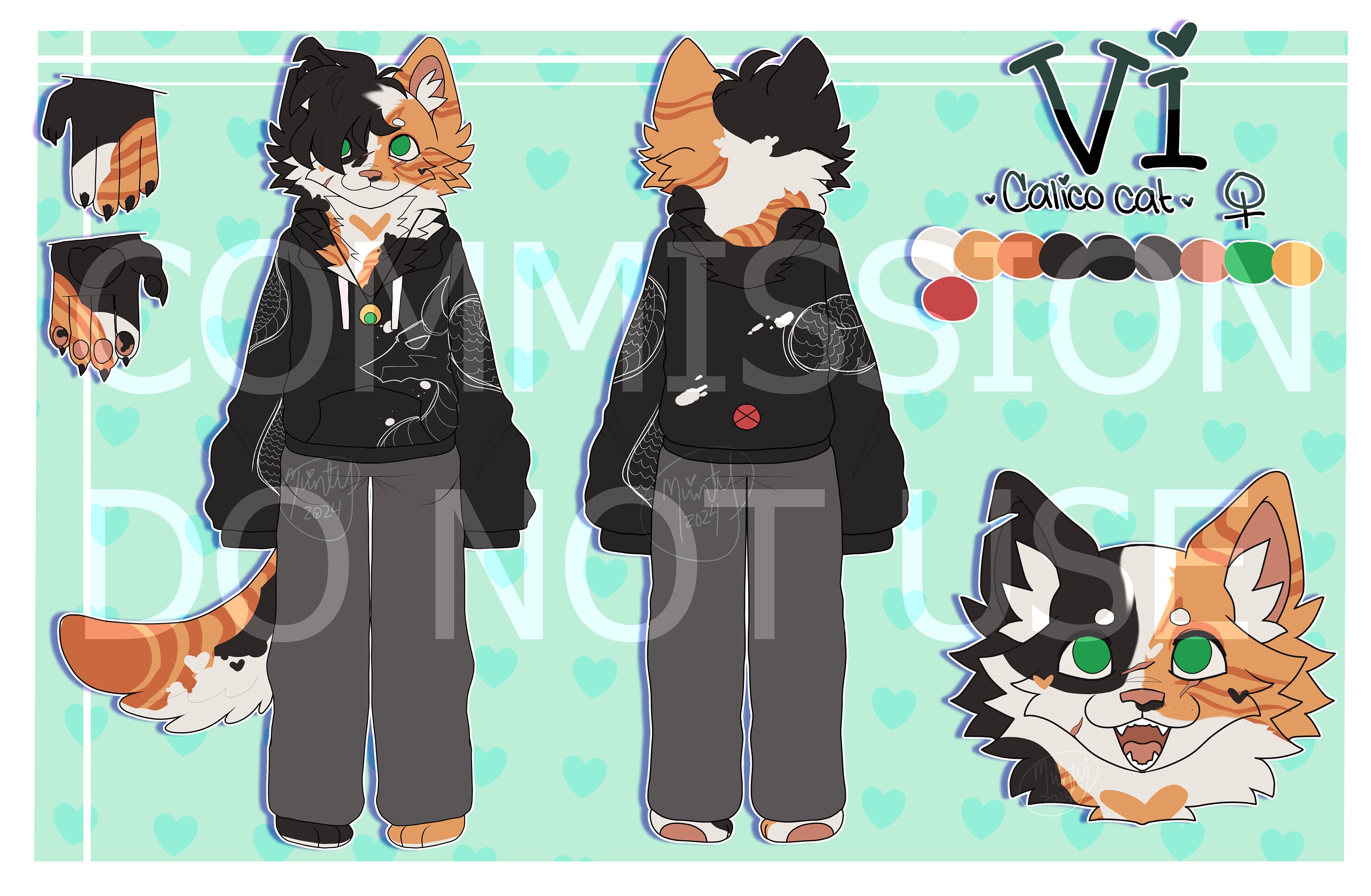 Custom Furry Reference Sheet Commissions - Etsy