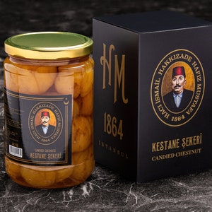 Candied Chestnut (2 pcs 800 Gram), Hafiz Mustafa 1864 Istanbul