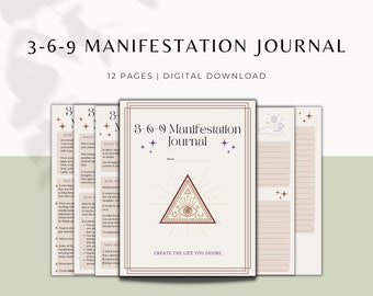 Journal imprimable Manifestation 369, cahier d'exercices sur la loi de l'attraction (PDF)