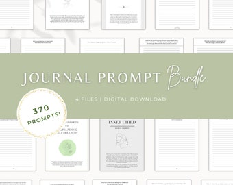 Journal Prompt Bundle, Personal Growth, Shadow Work (Digital Download)