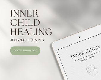Inner Child Healing Journal Prompts, Shadow Work (Digital Download)