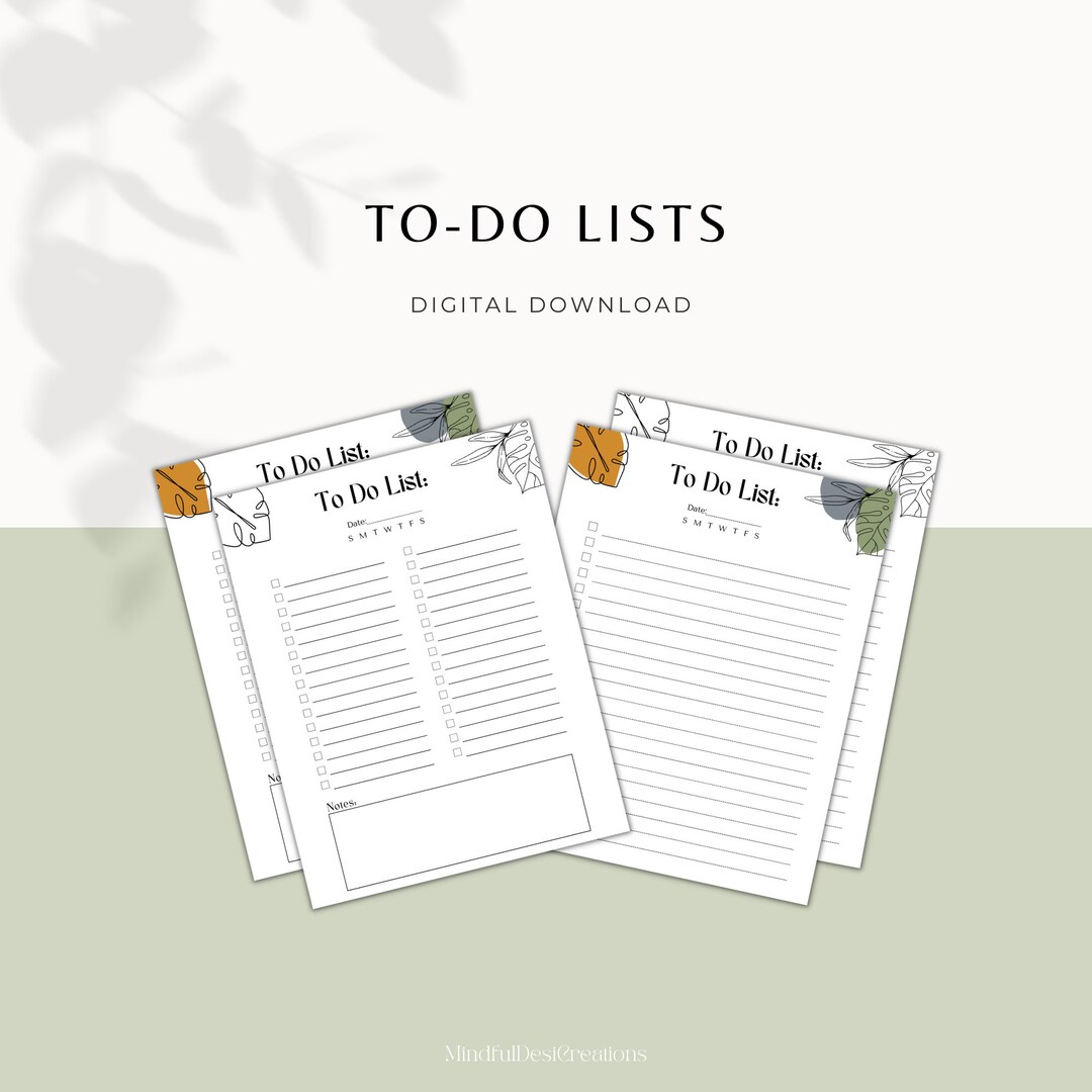 To Do List Printable Boho to Do List Planner to Do List PDF - Etsy