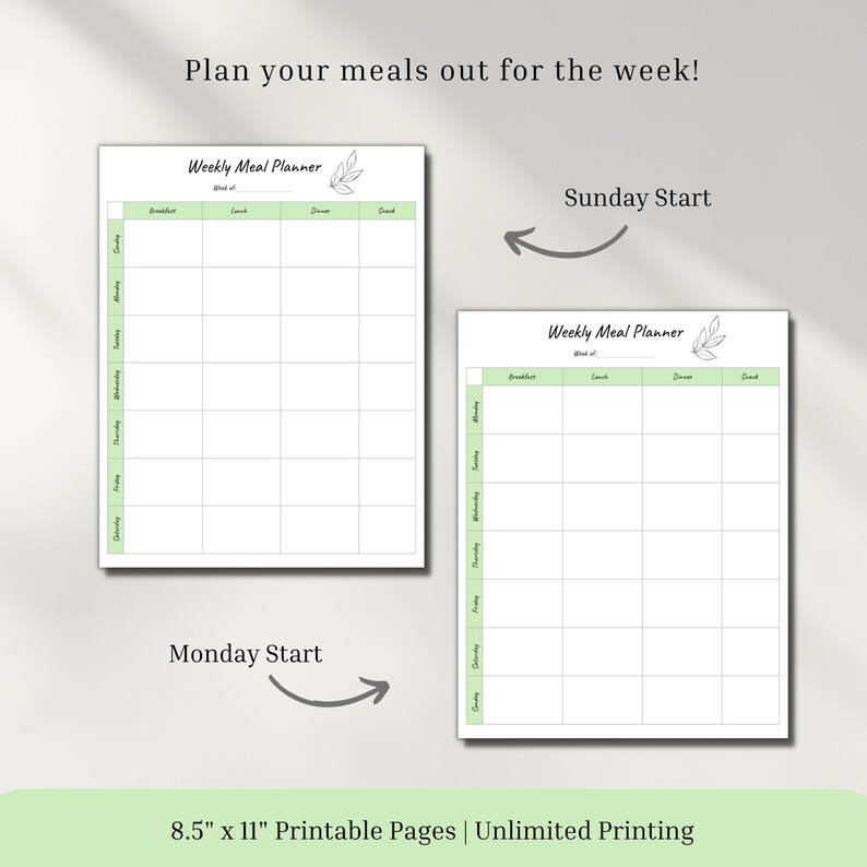 Weekly Meal Planner Printable Minimalist Meal Planner Meal Etsy Canada weekly-meal-planner-printable-minimalist-meal-planner-meal-etsy-canada