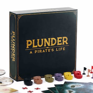 Plunder | Family Board Games | Board Games for Adults and Kids | Strategy Board Games | Fun Family Game Night | Ages 10 and Up | 2-6 Players