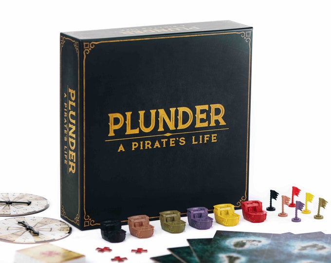 Plunder | Family Board Games | Board Games for Adults and Kids | Strategy Board Games | Fun Family Game Night | Ages 10 and Up | 2-6 Players