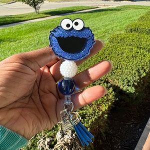 Biscuit Munching Monster Retractable Badge Reel