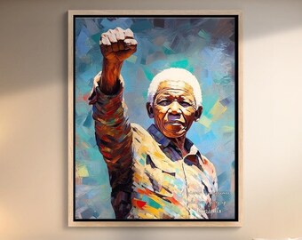 Nelson Mandela Quote Art Print: Inspirational Home Decor