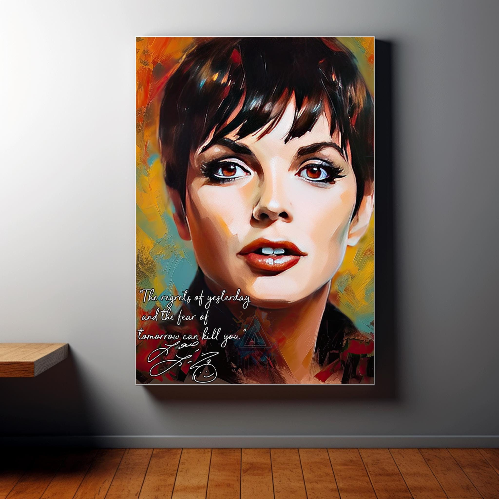 Liza Minnelli Art Print: Famous Quote, Original Signature (digital  Download) - Etsy Israel, image size:2048x2048