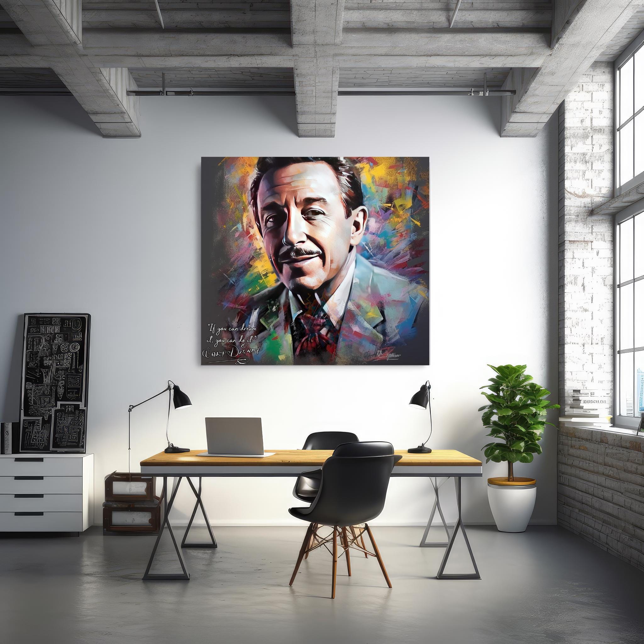Walt Disney Quote Art Print – Inspirational Signature (digital Download ...