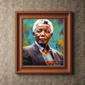 Nelson Mandela Zitat Kunstdruck: Inspirierendes Wanddekor (Digitaler Download)