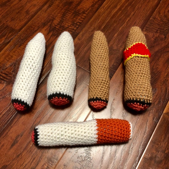 Crochet Fursuit Blunt Prop | Funny Furry Accessory