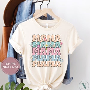 Camisa da mamãe - Camisa do coração da mãe - Camisa da mamãe - Camisa engraçada da mãe - Presente do dia das mães - Camisa da vida da mãe - Camisa da maternidade, Camisa nova da mãe