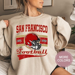 San Francisco Football Sweatshirt, Vintage San Francisco Rundhalsausschnitt, Retro San Francisco Sweatshirt, San Francisco Kleinkind Rundhalsausschnitt