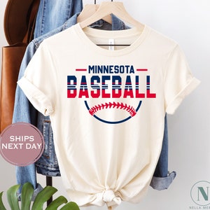 Minnesota Baseball Shirt, Retro Minnesota Baseball, Throwback Minnesota T-shirt, Minnesota Shirt, Minnesota, Baseball Mom Tee